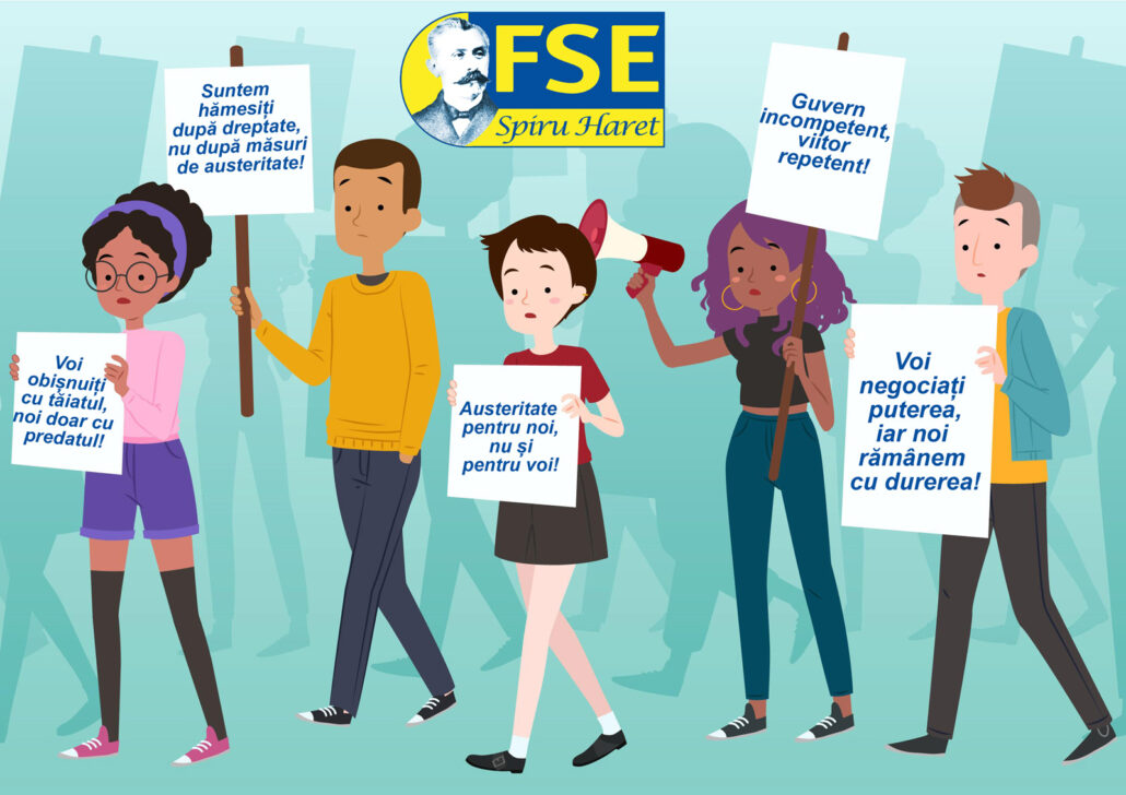 Proteste FSE Spiru Haret