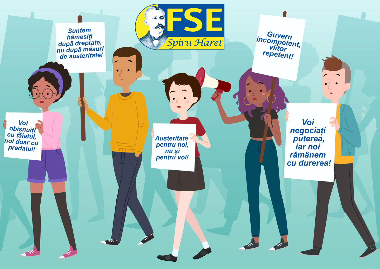 Proteste vara 2025 FSE Spiru Haret